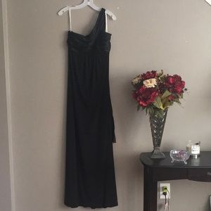 David’s Bridal Long Black Dress